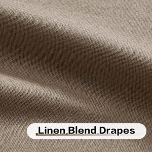 Brown Pinch Pleated Full Blackout Window Curtain Panel - Image 2