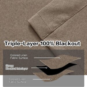 Brown Pinch Pleated Full Blackout Window Curtain Panel - Image 8