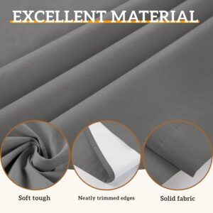 Charcoal Grey Thermal Insulated Blackout Grommet Curtains - Image 8