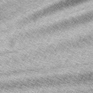 Light Gray Solid Blackout Curtain Panels with Grommets - Image 4