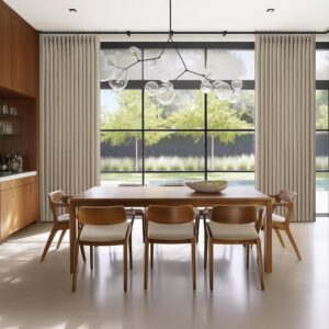 Taupe Pinch Pleated Room Darkening Curtains Two Panel Set - Image 8